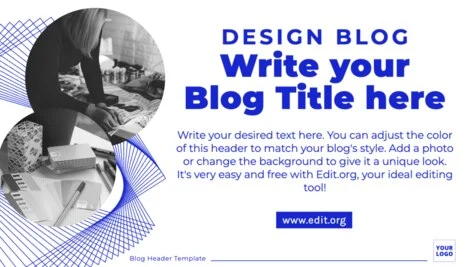 Edit a Blog banner