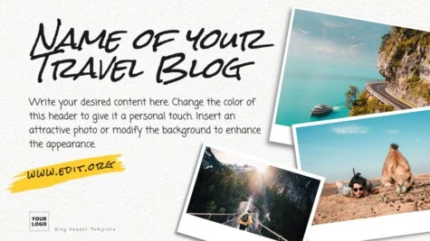 Edit a Blog banner