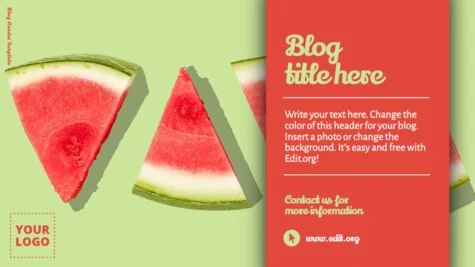 Edit a Blog banner