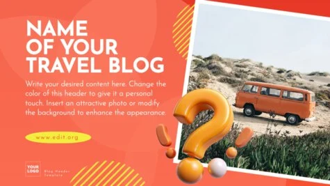 Edit a Blog banner