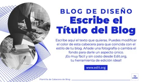 Edita una portada de blog