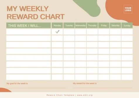 Edit a blank Behavior Chart