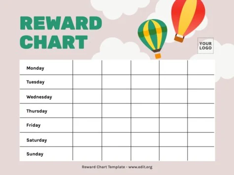 Edit a blank Behavior Chart