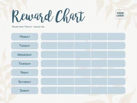 Edit a blank Behavior Chart