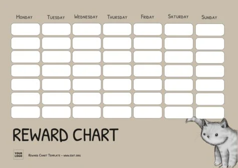 Edit a blank Behavior Chart