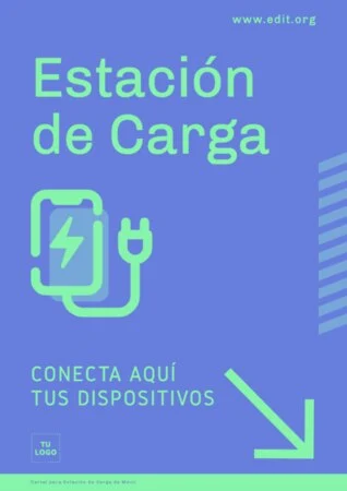Edita un cartel de cargar móvil Edita un cartel de cargar móvil