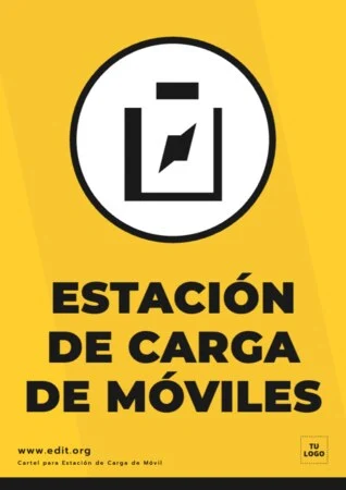 Edita un cartel de cargar móvil