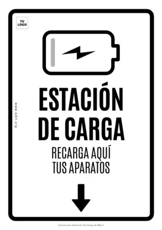 Edita un cartel de cargar móvil