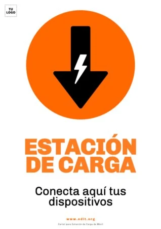 Edita un cartel de cargar móvil Edita un cartel de cargar móvil