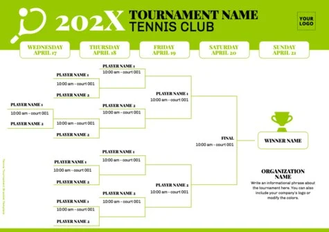 Edit a tournament bracket