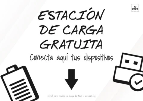 Edita un cartel de cargar móvil Edita un cartel de cargar móvil
