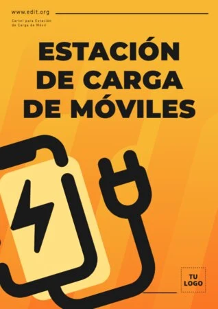 Edita un cartel de cargar móvil