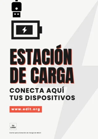 Edita un cartel de cargar móvil Edita un cartel de cargar móvil