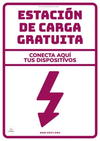 Edita un cartel de cargar móvil Edita un cartel de cargar móvil