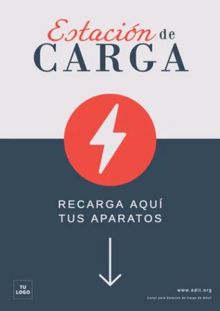 Edita un cartel de cargar móvil