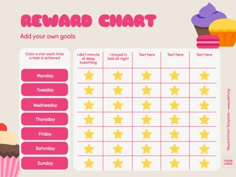 Edit a blank Behavior Chart