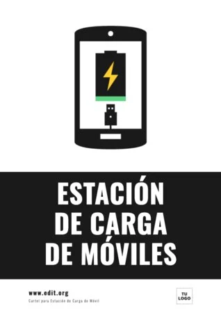 Edita un cartel de cargar móvil