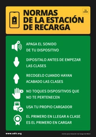 Edita un cartel de cargar móvil