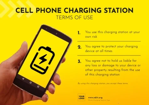 Edit a Phone Charging symbol