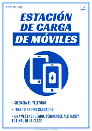Edita un cartel de cargar móvil Edita un cartel de cargar móvil