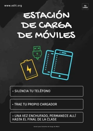 Edita un cartel de cargar móvil Edita un cartel de cargar móvil