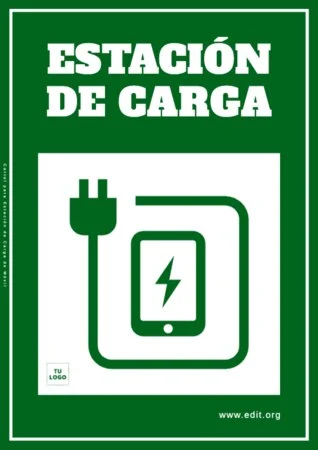 Edita un cartel de cargar móvil