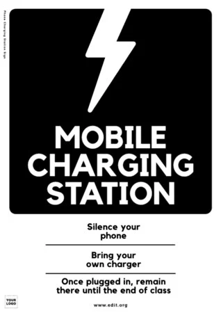 Edit a Phone Charging symbol