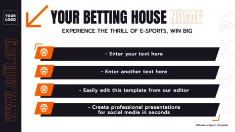 Edit an eSports flyer
