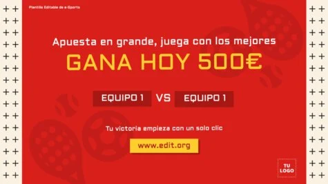 Edita un flyer de eSports