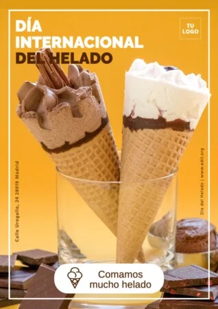 Edita un cartel de Helados