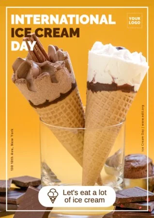 Edit an Ice Cream Day design