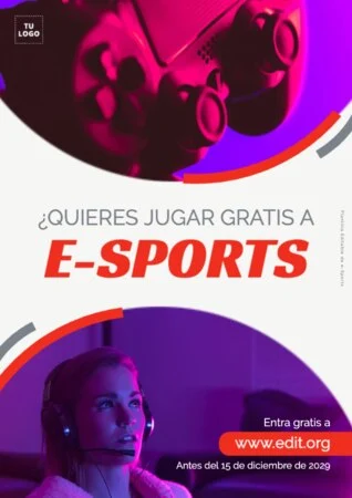 Edita un flyer de eSports