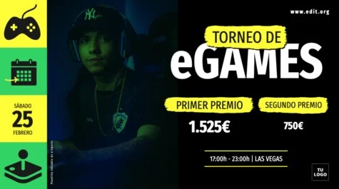 Edita un flyer de eSports