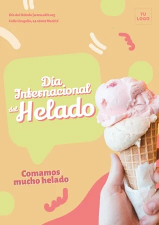 Edita un cartel de Helados