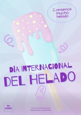 Edita un cartel de Helados