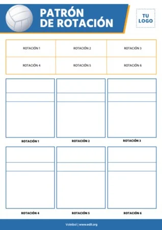 Edita un cartel de voleibol