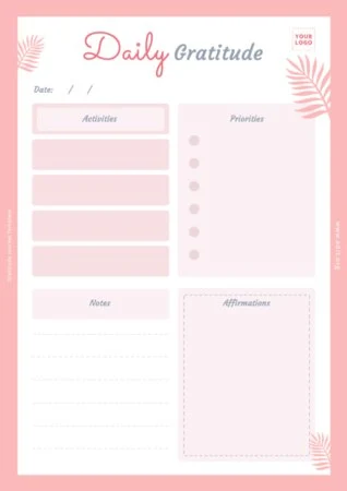 Edit a gratitude journal example