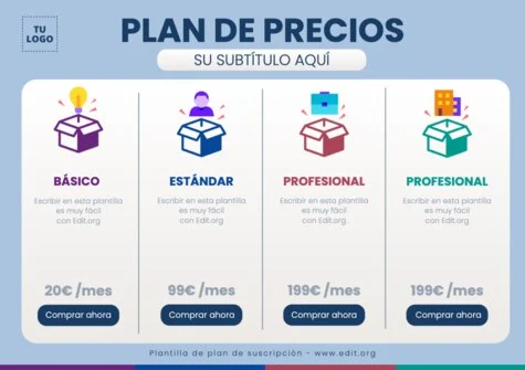 Edita un Plan de Suscripción