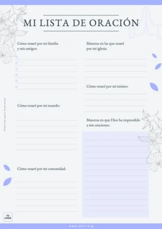 Edita un Diario de Oración