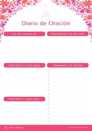 Edita un Diario de Oración