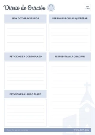 Edita un Diario de Oración