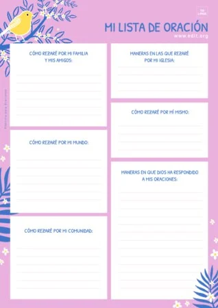 Edita un Diario de Oración