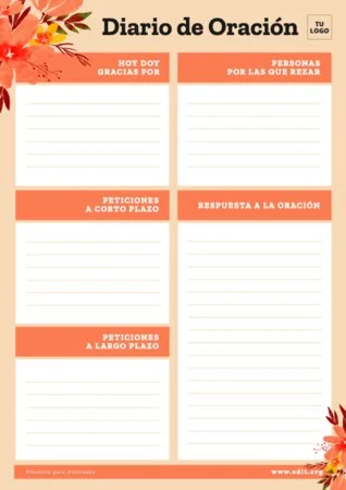 Edita un Diario de Oración