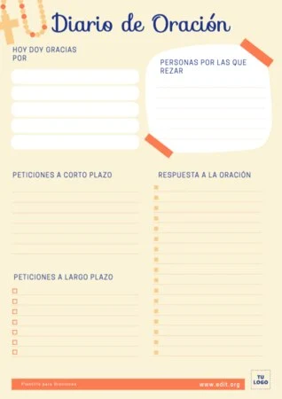 Edita un Diario de Oración Edita un Diario de Oración