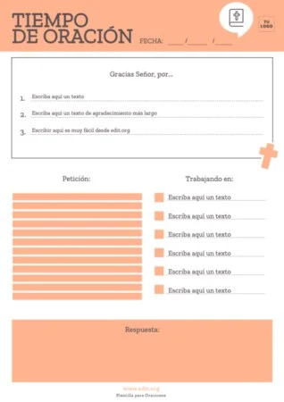 Edita un Diario de Oración Edita un Diario de Oración