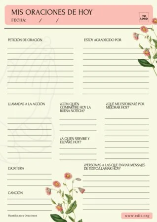 Edita un Diario de Oración