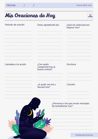 Edita un Diario de Oración Edita un Diario de Oración