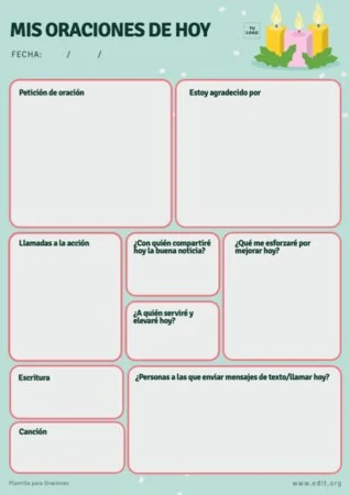 Edita un Diario de Oración