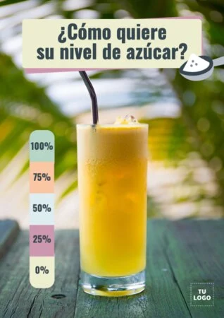 Edita una carta de zumos