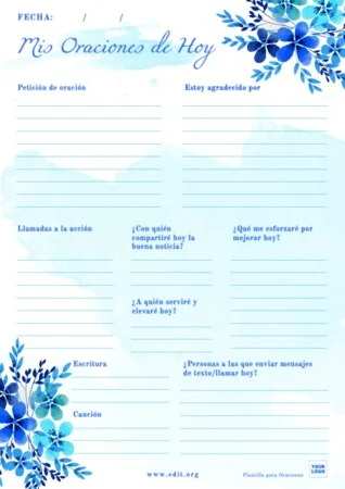 Edita un Diario de Oración